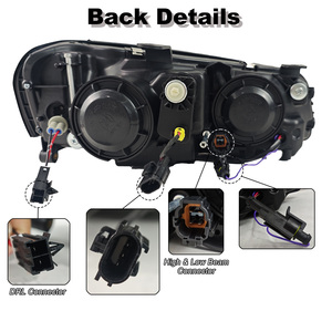 ไฟหน้า LED RGB รุ่นใหม่สำหรับ Skyline R34 GTR GT ปี 1999-2007 6000K 6000 ลูเมนส์ - Product Image 3