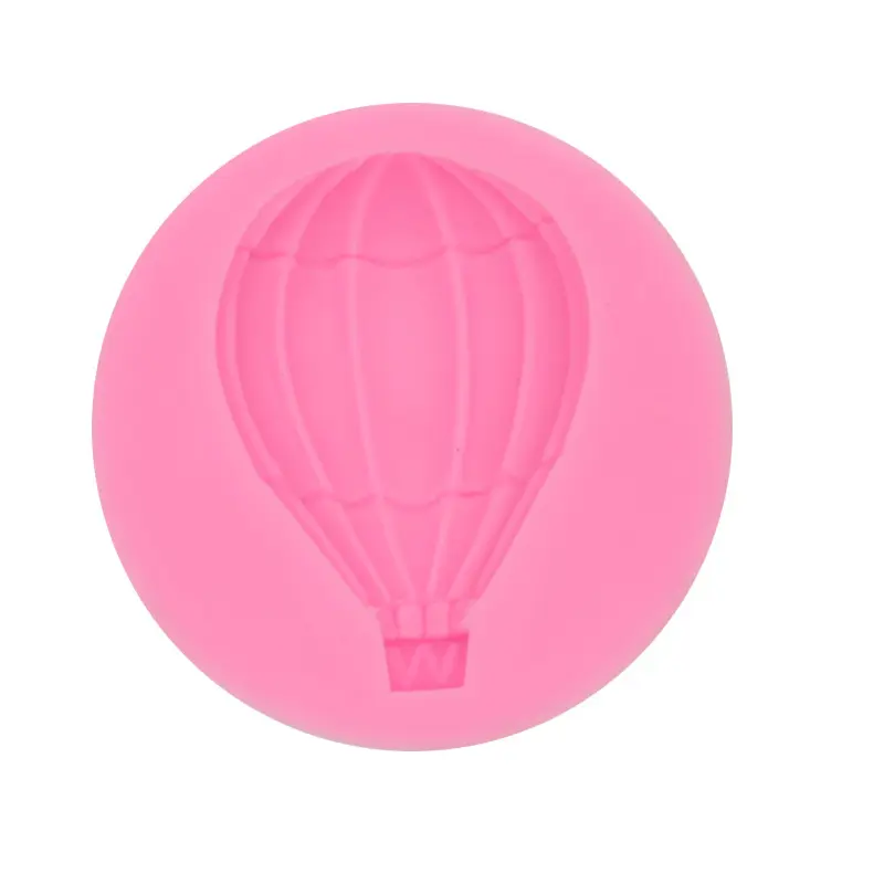 Satu Balon Udara Panas Bola Berwarna Bentuk Silikon Cetakan Fondant Cokelat Cetakan Kue Dekorasi Baking Cetakan Alat