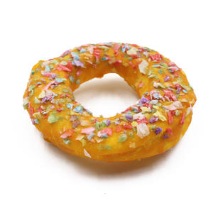 OEM köpek davranır üretici doğal ham köpek çiğnemek büyük köpekler için uzun ömürlü aperatif davranır Donut sığır Chews Pet meşgul kemikleri - Product Image 4