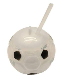 Vaso de Plástico Reutilizable de 500 ml con Tapa, con Forma de Balón de Fútbol, Rugby, Golf o Tenis, para Viajes, Fiestas y Juegos, Copa de la FIFA 2026 - Product Image 3