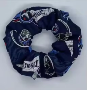 Tennessee Titans Hair Tie Custom Bills Mafia Helmet Tie Die Hair Tie 32 NFLTeam Tela Hair Scrunchie Impreso Band Senior Sense - Product Image 1