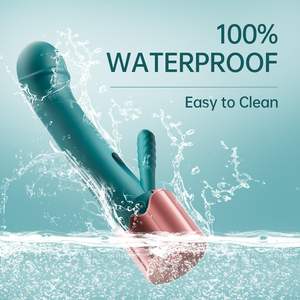 Kadın tavşan vibratör 42 ° sabit sıcaklık isıtma 20 titreşim modları gerçekçi yapay <span class=keywords><strong>penis</strong></span> seks oyuncak klitoris g-spot özellikleri - Product Image 4