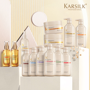 Karsilk Shampoo Argan Oil <strong>Hair</strong> Care Smooth Strengthening Shampoo Organic Biotin <strong>Hair</strong> Mask <strong>Hair</strong> Care Sets - Product Image 1