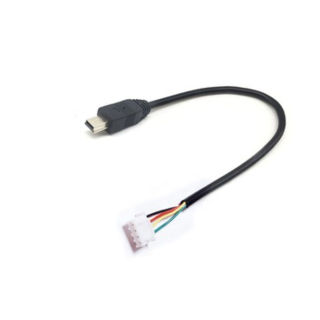 Straight USB Mini to JST PH 2.0 XH 4Pin Cable with Braid Shielding and PVC Insulation for Camera & Computer