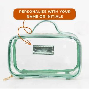 Grande capacité, sac à maquillage en PVC pour femmes, sac de lavage haut de gamme personnalisé, tirette de fermeture éclair personnalisée, trousse de toilette de voyage pour femmes - Product Image 5