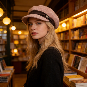 Nuovo Arrivo 2026: Cappello Ottagonale da Donna in Denim Stile Berretto, Traspirante per Tutte le Stagioni con Effetto Snellente (anche noto come Cappello da Pittore) - Product Image 2