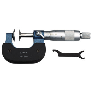Micrómetro de Placa Fervi 0-25mm 0.01mm Herramienta de Medición de Precisión - Product Image 1