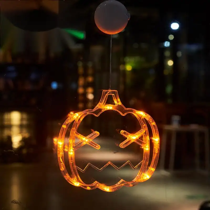 DAMAI Halloween-Themenparty hängende LED-Lichtdekoration für Kinder Heimpartyzubehör kürbis Spinnenschnur-Lichter