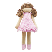 Poupée de 13 pouces, poupée fille sur mesure, poupées en peluche avec robe