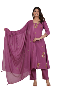 Ensemble kurta : Achetez en gros des robes pour femmes, vêtements décontractés d'été, mode indienne et pakistanaise, haut et bas élégants, pour revendeurs en ligne. - Product Image 2