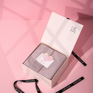 Hộp Quà Tặng Giấy Bao Bì Các Tông Gấp Gọn Có Nắp Từ Tính Sang Trọng Hình Cuốn Sách Tùy Chỉnh Có Ruy Băng, Giấy Lụa, Nhãn Dán - Product Image 6