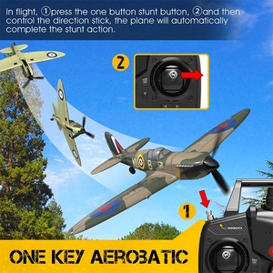 Avión RC Volantex <span class=keywords><strong>Spitfire</strong></span> 4CH XPilot con Estabilización RTF, Envergadura de 400 mm, con Alerón, Espuma EPP, Control Remoto y Giroscopio - Product Image 3