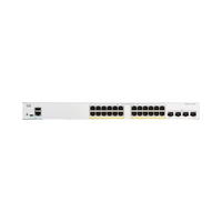 Switch Jaringan Gigabit Terkelola Seri C1200 Terbaru 24X1G Plus 4X1G SFP PoE Plus 195W Dapat Ditumpuk SNMP QoS C1200-24P-4G