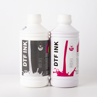 Consommable d'encre DTF pour la production de motifs de logo sur t-shirts et sweats à capuche personnalisés par transfert thermique DTF