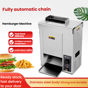 Máquina comercial de hamburguesas, calentamiento rápido, hace fácilmente deliciosas hamburguesas - Product Image 4