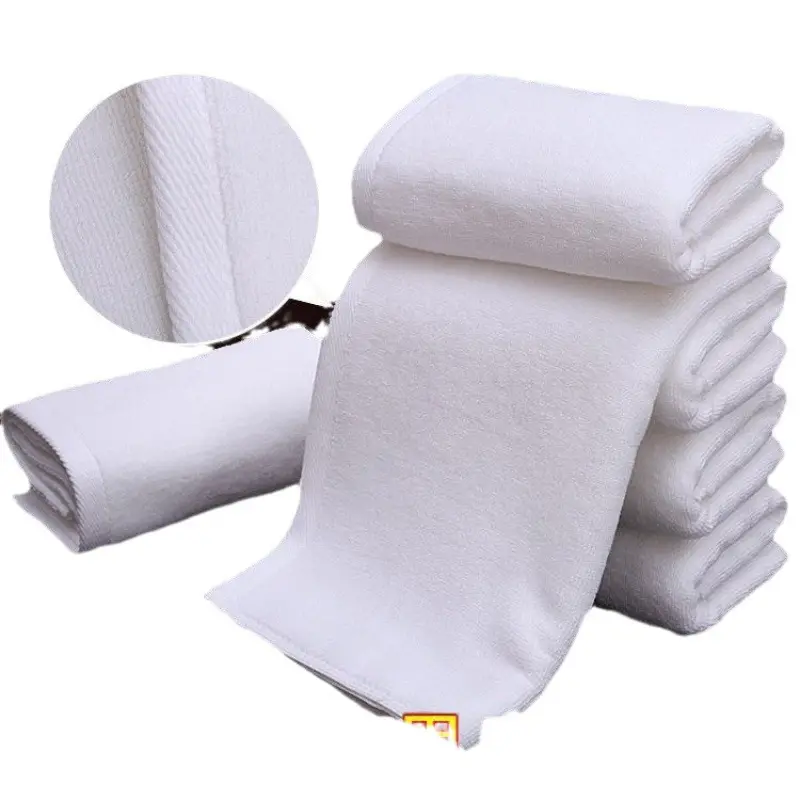 Роскошный белый цвет отель спа ванная органический 100% хлопок полотенца для рук большие банные полотенца полотенце для лица