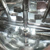 Machine d'émulsification OEM 100L 200L, machine d'émulsification sous vide automatique, homogénéisateur mélangeur émulsifiant pour crèmes cosmétiques