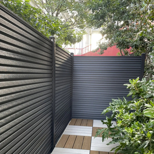 Bricolage personnalisé Clôture de jardin en composite Wpc <span class=keywords><strong>pour</strong></span> l'extérieur Clôture de sécurité Clôture en <span class=keywords><strong>bois</strong></span> plastique Grande muraille Écran de clôture - Product Image 6