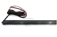 Bâton de signalisation routière pour vitre arrière de voiture, lumières de signalisation routière, sécurité routière, ambre, blanc, rouge, bleu, 12V et 24V TA14-8