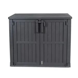 High Quality Outdoor Plastic Carport Garden Sundries Storage Shed