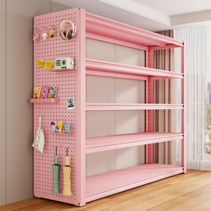 Estante de Almacenamiento Rosa para el Hogar, Estante de Múltiples Niveles Más Vendido para Sótano o Balcón, Organizador Colorido, Estantes de Mercado, Estantes Industriales - Product Image 1