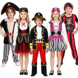 Costume di Halloween per Bambini Unisex, Set da <span class=keywords><strong>Pirata</strong></span> Echo in Poliestere, Travestimento Ispirato ai Pirati dei Caraibi, Accessori per Cosplay TV <span class=keywords><strong>e</strong></span> Cinema - Product Image 1