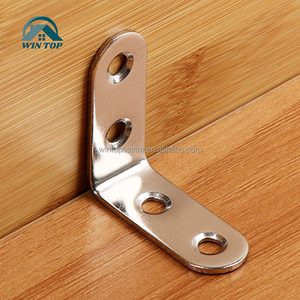 Support d'angle en acier inoxydable Win Top L Bracket, équerres à 90 degrés pour étagères en bois, chaises, tables, commodes - Product Image 3