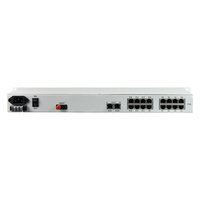 Multiplexeur PCM 16 canaux FXO/FXS Voix sur Fibre