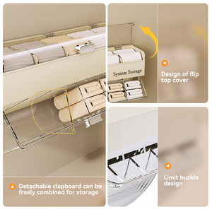 Xinhang đa chức năng Nhựa Treo Tường Hộp lưu trữ nhựa lưu trữ Kệ góc gia cố Vật liệu sock lưu trữ giá - Product Image 4