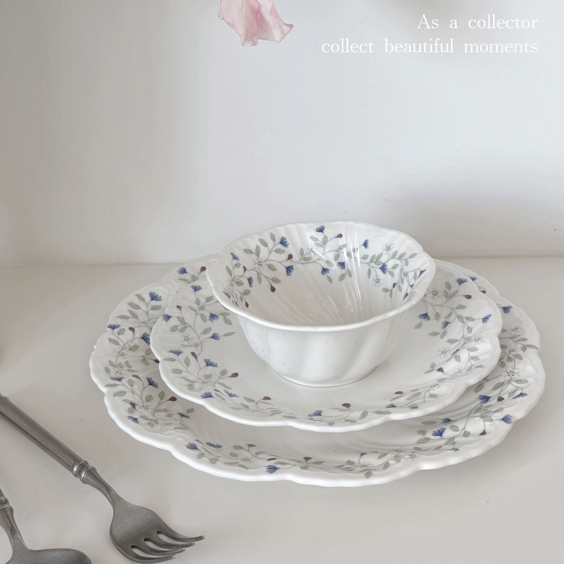 Blue flower bowl 1565cm