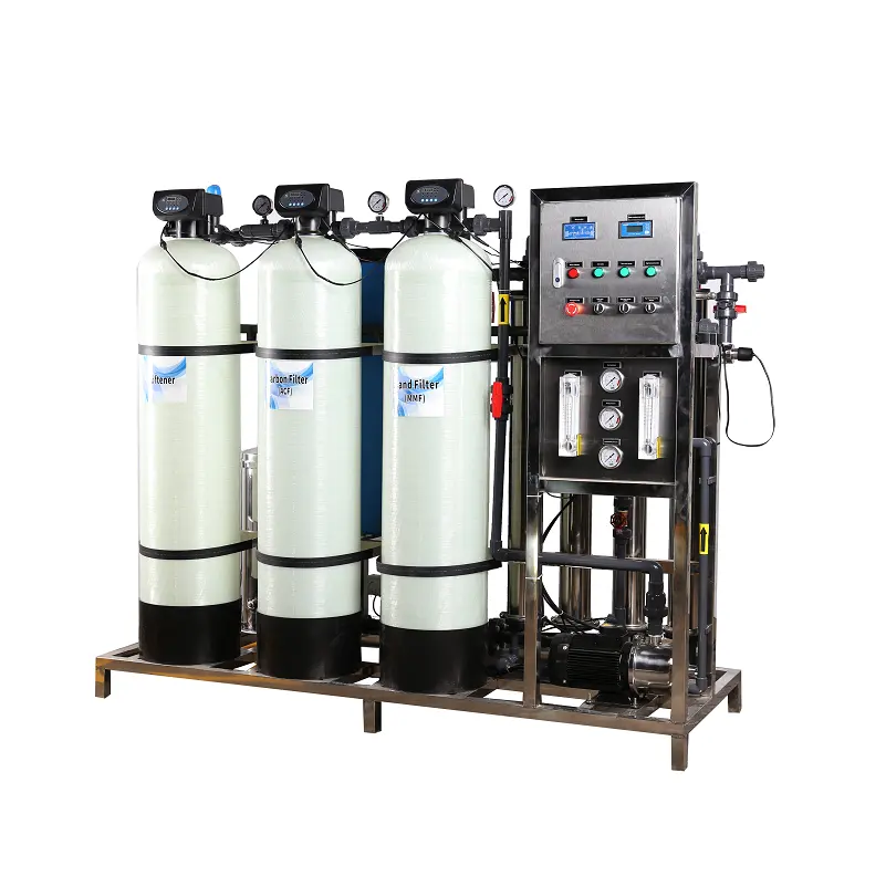 Système de traitement primaire de liquide 1000LPH avec technologie à membrane naturelle Nouvelle entreprise-Machine de purification de l'eau de lac en option