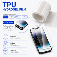 GOFSHIELD - Rollo de Película Protectora de Pantalla Completa de TPU Transparente y Autoregenerable, Material de Hidrogel para Teléfonos Móviles