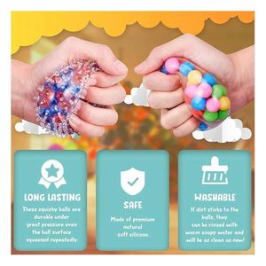 Juguete Sensorial Exclusivo para Niños, Alivia la Ansiedad, Bola Personalizada con Púas, Pequeño Juguete de Espuma PU - Product Image 6