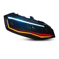 Ensemble de lentilles de phares LED pour voitures, avec feux de jour, pour VW Polo 2018-2020, destiné aux voitures modifiées, Polo modifié