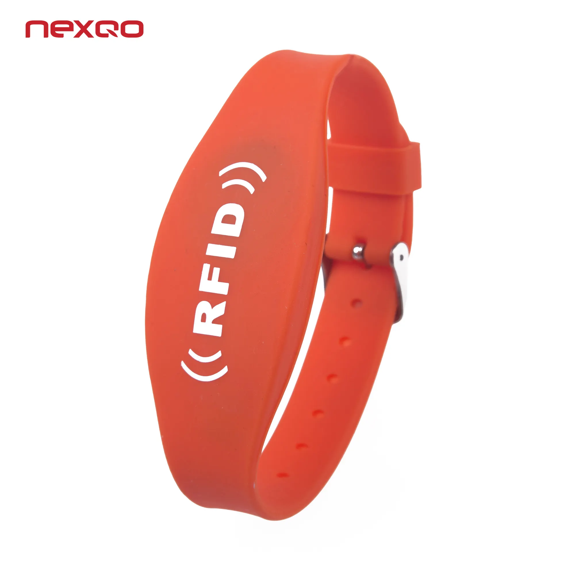 RSW01 Prezzo di Fabbrica Scrivibile Impermeabile Passivo NFC Braccialetto In Silicone RFID Wristband