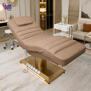 Xinman Lit <span class=keywords><strong>de</strong></span> beauté électrique à prix abordable, sans plomberie, pour spa <span class=keywords><strong>de</strong></span> tête et soins des pieds coréens, avec fonction <span class=keywords><strong>chauffante</strong></span>, doré - Product Image 5