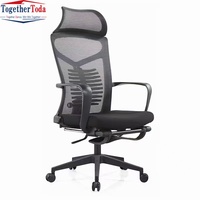 Chaise de bureau inclinable, chaise de direction pour la sieste au bureau, chaise de travail confortable en maille pour longues heures de travail sur ordinateur