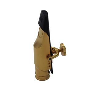 Embouchure de saxophone alto en métal style DURGA A5 de Eastern Music, design Theo Wanne, son puissant et riche pour le jazz, avec ligature et capuchon. - Product Image 3