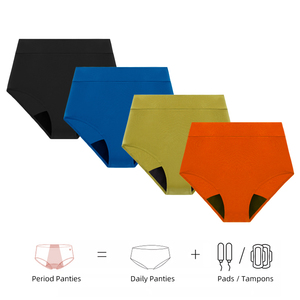 Braga de Baño Menstrual Absorbente de Verano para Mujer con 4 Capas a Prueba de Fugas y Cintura Alta - Product Image 4