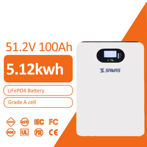 แบตเตอรี่ลิเธียมสำรองพลังงานแสงอาทิตย์แบบติดผนัง 51.2V 100Ah 200Ah 280Ah สำหรับใช้ในบ้านพักอาศัย รับประกัน 5 ปี - Product Image 1