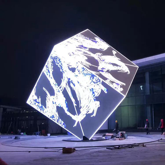 P2.5 Indoor 5 Side of 320x320mm LED Display Screen LED Cube Screen Panel Magic Cube LED Display Screen