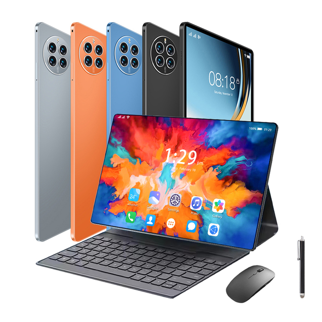 M5PRO Smart Tablet Big Capacity Snapdragon870 Processor Wifi 5G Sim Card Tablet 10.1 Inch Android 12 Tablet PC Factory Tablette