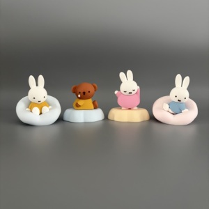 Diffuseur d'huiles essentielles en <span class=keywords><strong>pierre</strong></span> de plâtre Kawaii JOYC <span class=keywords><strong>Lapin</strong></span>, Boîte surprise, Désodorisant pour la maison, <span class=keywords><strong>le</strong></span> bureau et la décoration de bureau - Product Image 1