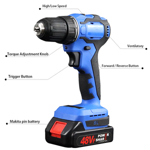 Taladro Inalámbrico de 21V, el Más Vendido en Rusia, Herramientas Eléctricas a Batería, Juego de Taladro Inalámbrico de 21V - Product Image 2