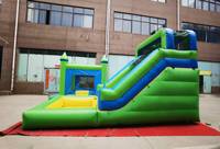 Château gonflable commercial imprimé pour jardin avec toboggan, combo château gonflable Chevalier pour enfants