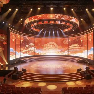 Écran LED incurvé haute définition 8K HDR10+ pour la location, avec étanchéité IP65, idéal pour les concerts et les galas du Festival du Printemps - Product Image 6