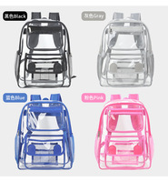El mejor producto más vendido en Alibaba este mes Mochila de PVC multifunción Bolsa de Día Escolar transparente