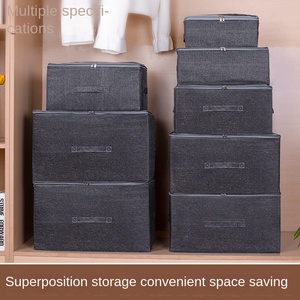 Large Capacity Portable Organizer Aluminum Frame PP Household <strong>Folding</strong> <strong>Storage</strong> <strong>Box</strong> Soft Cover Fabric Document Collator for - Product Image 4
