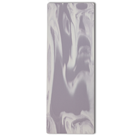 Tendance 2024 matériau amical couleur marbre choc cravate Die Bandhnu forme personnalisée Beige crème PU tapis de Yoga