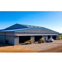Durable résistant séismique d'assemblage rapide écologique de bâtiment industriel préfabriqué modulaire en métal de l'entrepôt 40x70